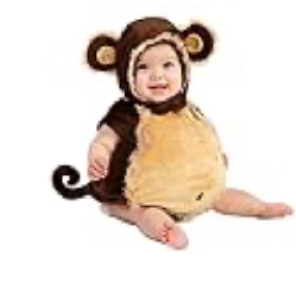 Baby Monkey Costume - Halloween, infant photos, costume party - Picture 1 of 8